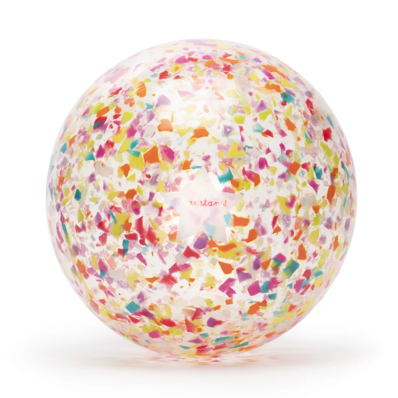 Ballon confettis 22 cm - Photo 2