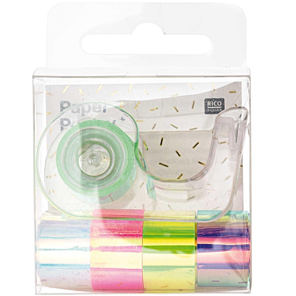 Mini Tape miroir arc-en-ciel - Set 5 pièces